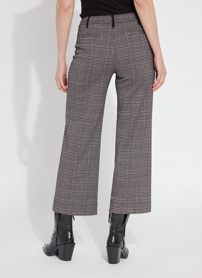 LIVIA CROP BOSTON GLEN PLAID