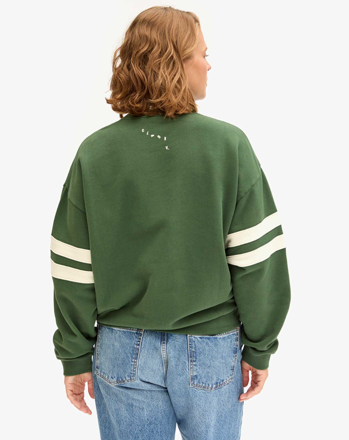 OVERSIZED SWEATSHIRT VARSITY FOREST