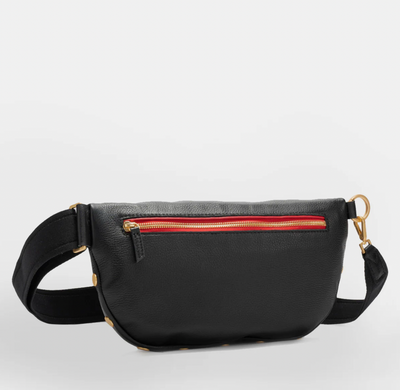 CHARLES CROSSBODY LRG BLACK RED