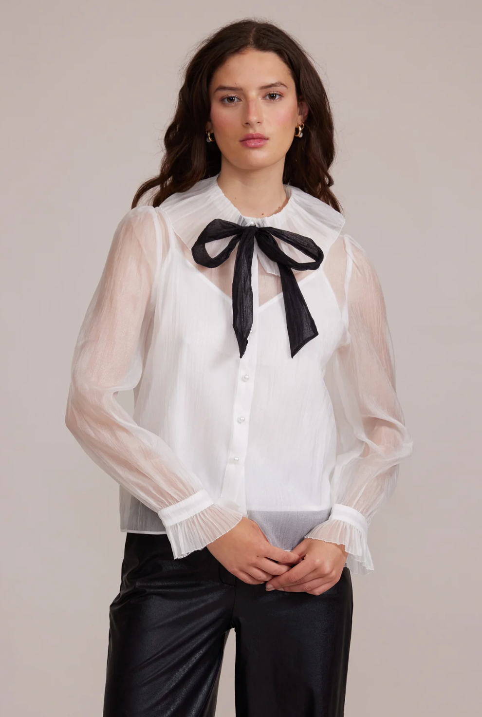 GARANCE BUTTON DOWN WHITE