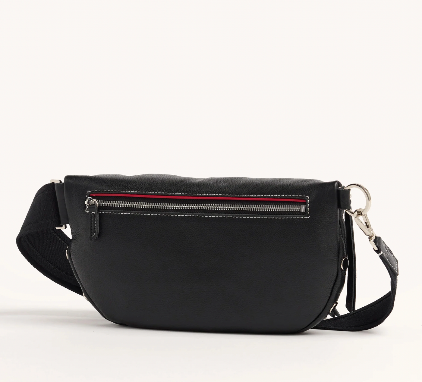 CHARLES CROSSBODY LRG BLACK SILVER