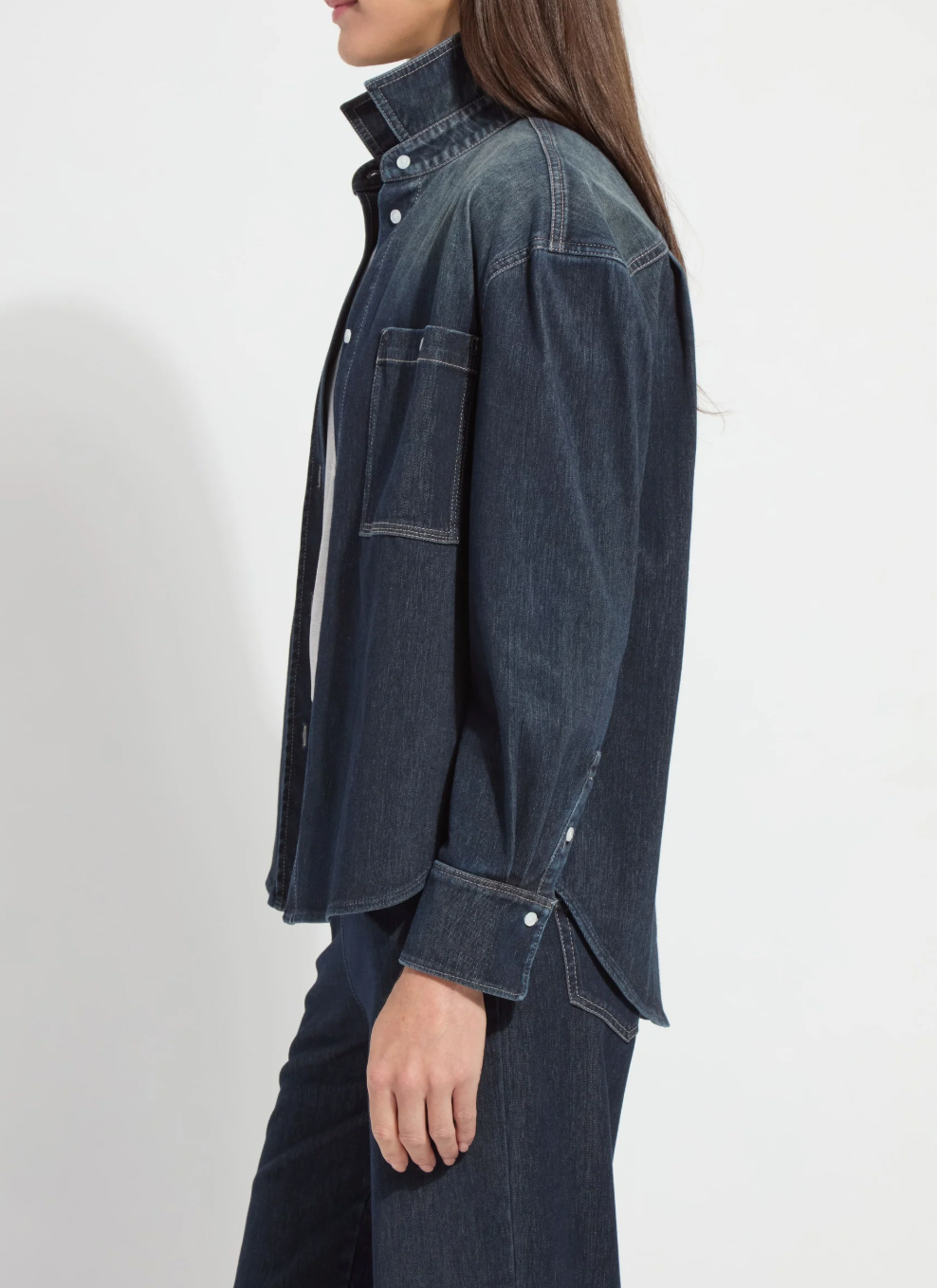 CASSIDY DENIM SHACKET