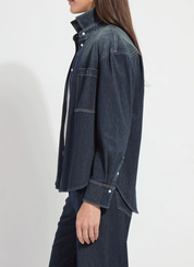 CASSIDY DENIM SHACKET