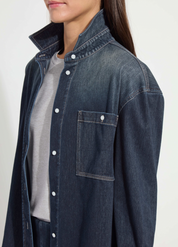 CASSIDY DENIM SHACKET