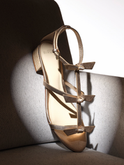 SLIM LOLITA RAFFIA GOLD