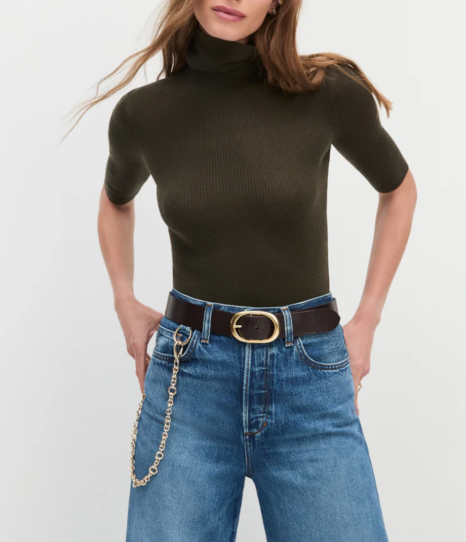 THE JEAN BELT BROWN LEATHER