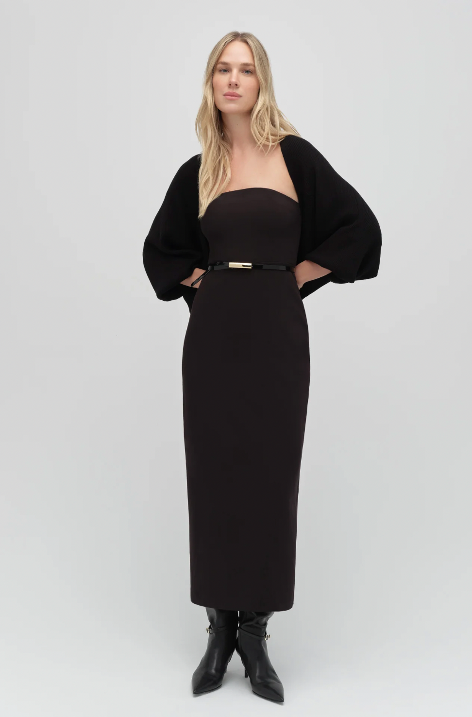 THE LAYLA SHRUG BLACK