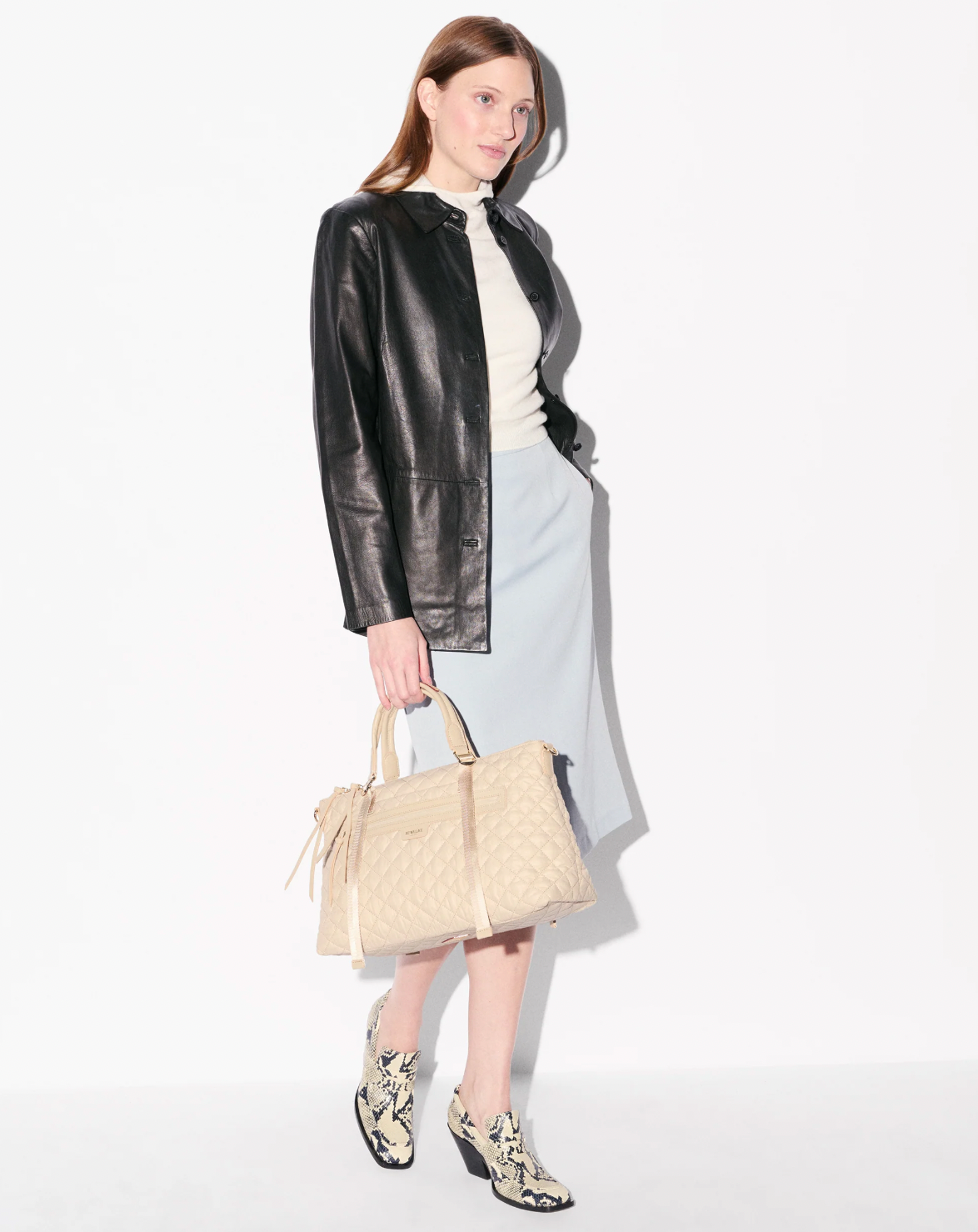 MEDIUM PARK SATCHEL BUFF