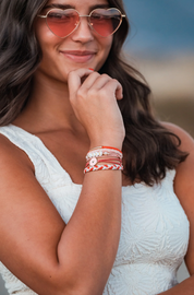 LOVE HAIR TIE BRACELET SET