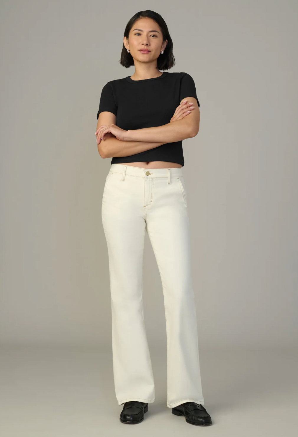 THE PROVOCATEUR MID RISE PETITE BOOTCUT
