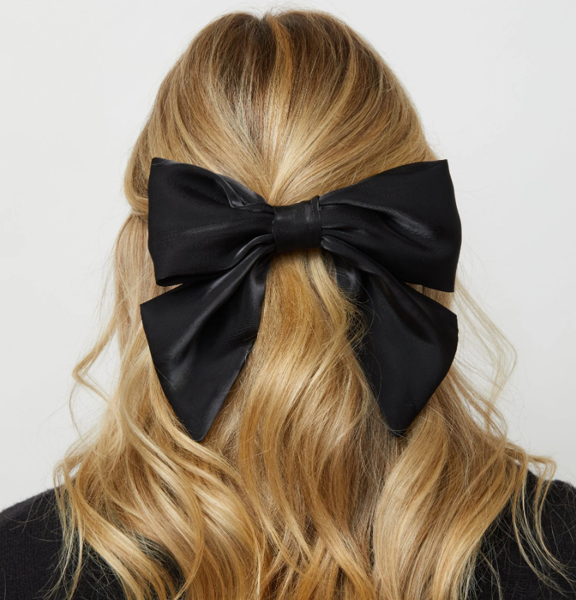 NATALIA BOW JET SILK