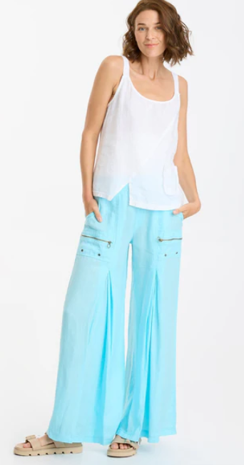 DARJA WIDE LEG AQUA