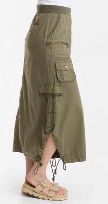 ARMEL CARGO SKIRT GREEN