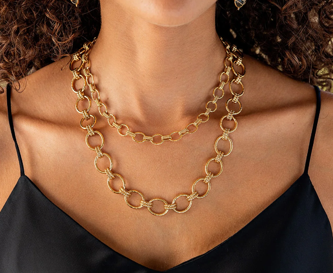 CLEOPATRA GRANDE LINK NECKLACE