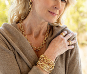 CLEOPATRA GOLD REGAL NECKLACE