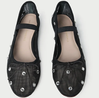 LEONIE BALLET FLAT BLACK