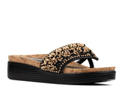 FIFI BEADED BLACK NATURAL