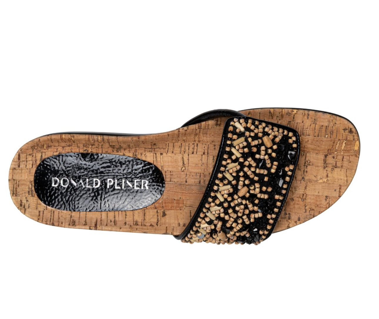 FIFI BEADED BLACK NATURAL