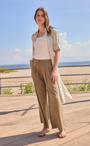 MAE WIDE LEG OLIVE LEAF