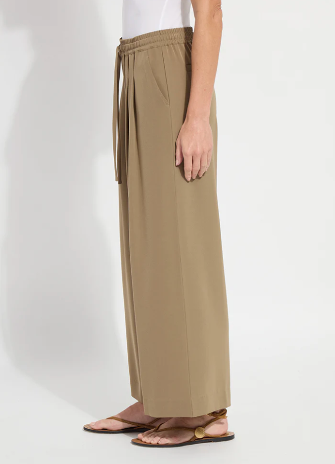 MAE WIDE LEG OLIVE LEAF