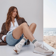 UPTOWN SNEAKER SILVER