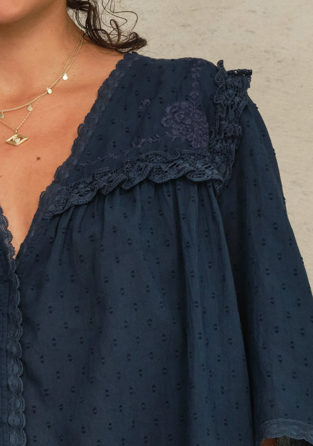 BREA FRILL NAVY