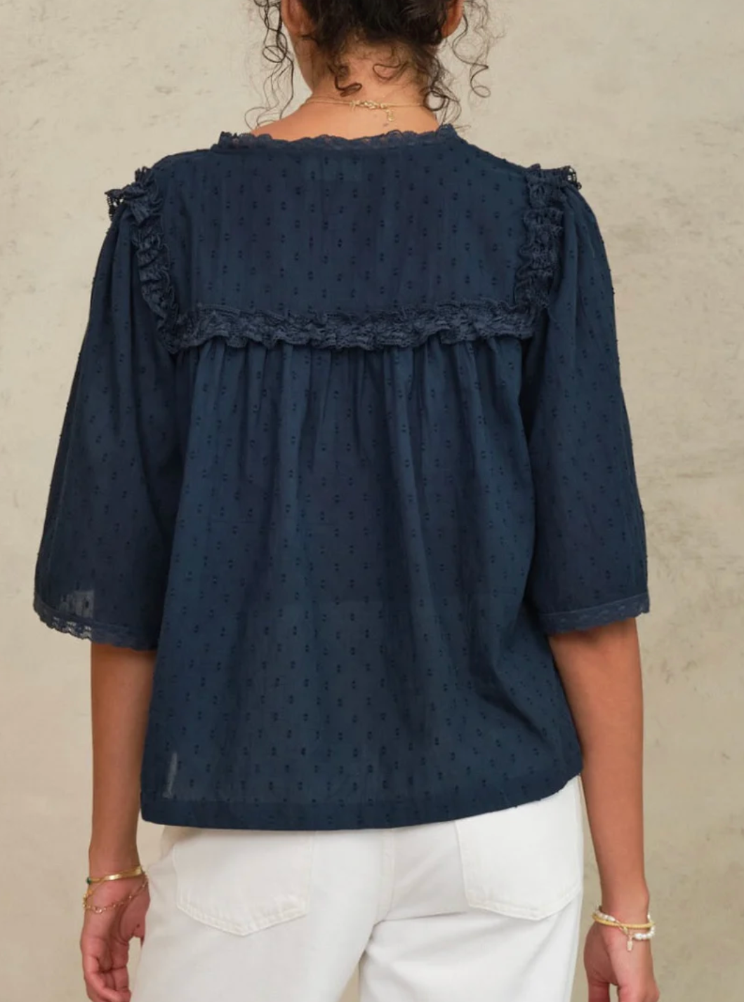 BREA FRILL NAVY