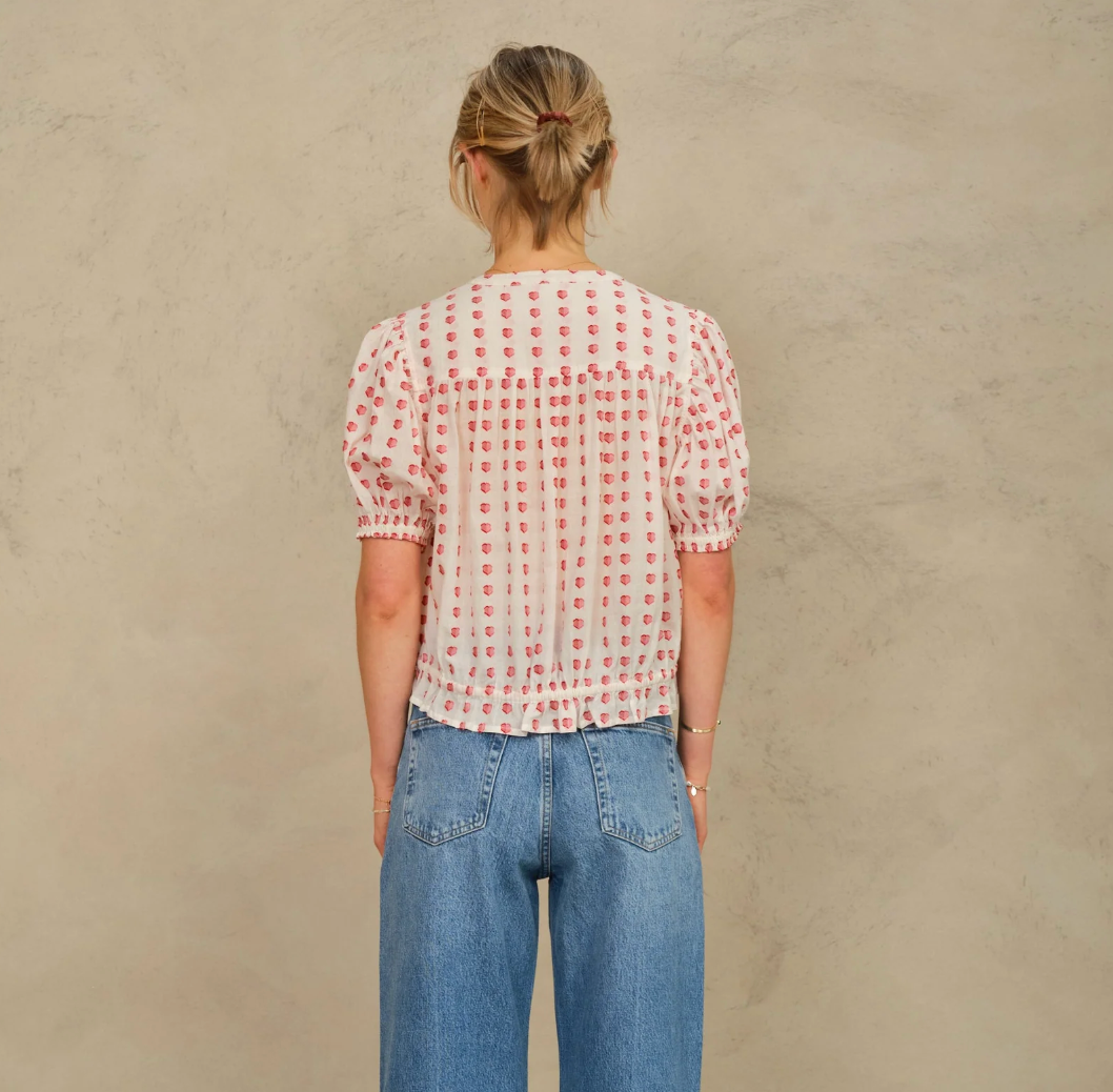KARLA ECRU RED