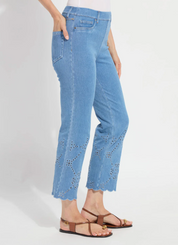 BILLIE EYELET DENIM