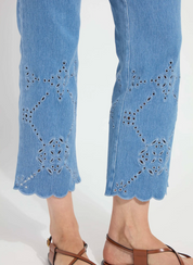 BILLIE EYELET DENIM