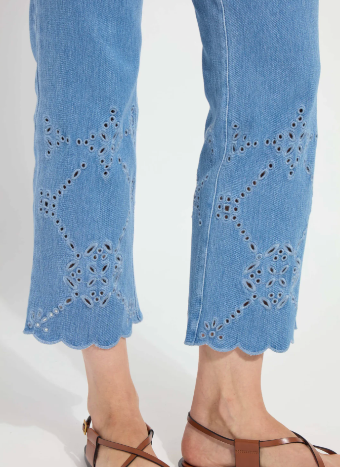 BILLIE EYELET DENIM