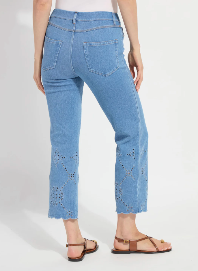 BILLIE EYELET DENIM