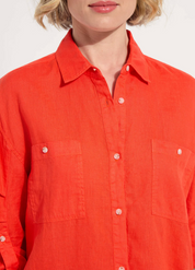 ROSE LINEN RED KISS