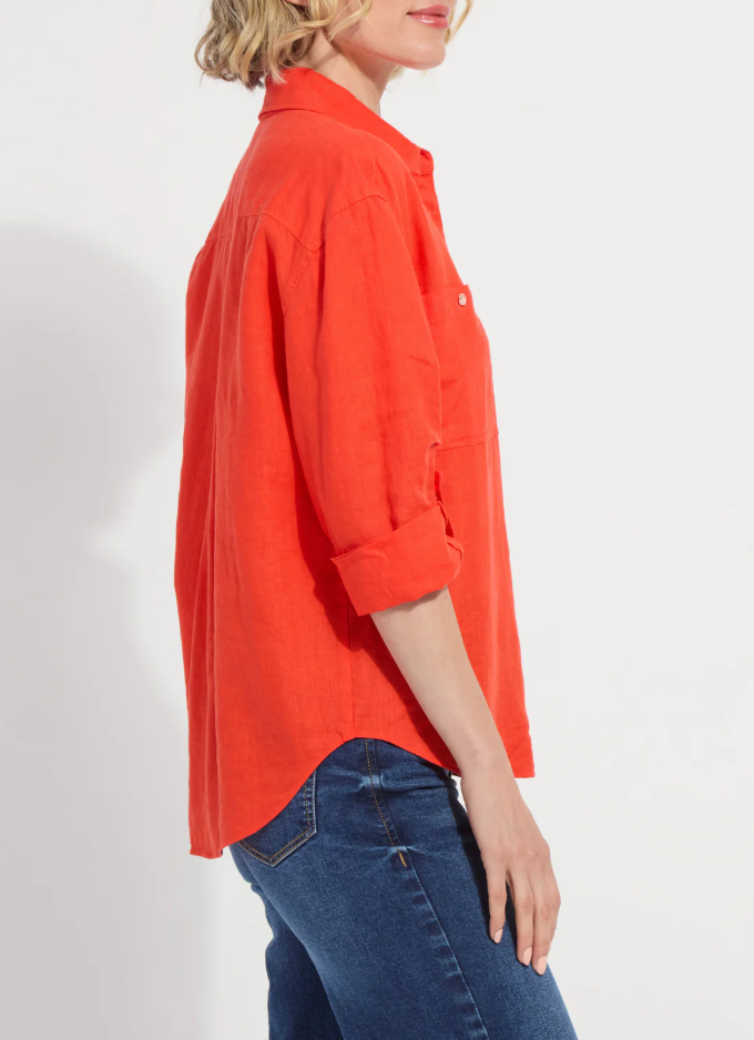 ROSE LINEN RED KISS