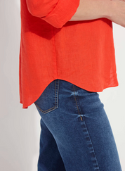 ROSE LINEN RED KISS