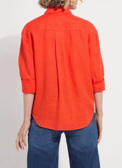 ROSE LINEN RED KISS