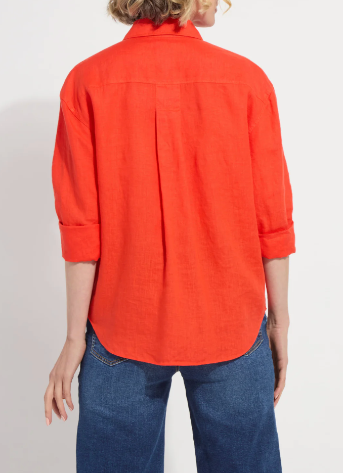 ROSE LINEN RED KISS