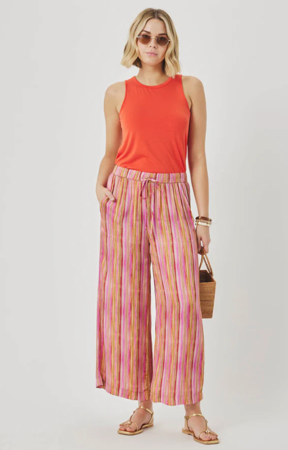 ANGIE FUCHSIA STRIPE