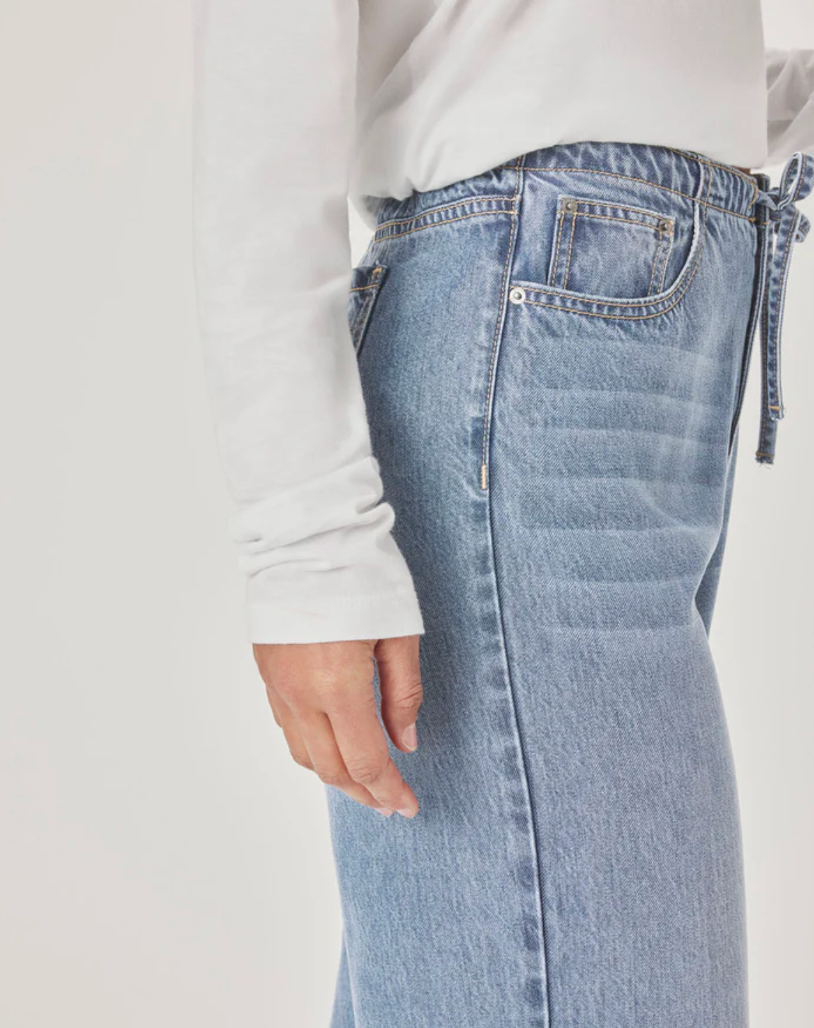 LOUNGE DENIM CROP INDIGO
