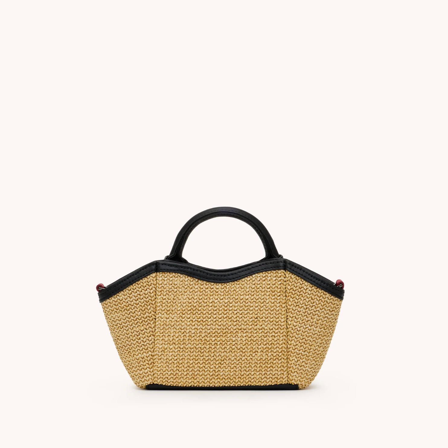 PAUL MINI NOIR RAFFIA