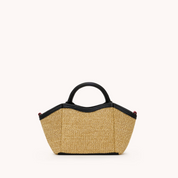 PAUL MINI NOIR RAFFIA