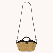 PAUL MINI NOIR RAFFIA