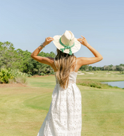 WHITE PALM GOLF FLAG