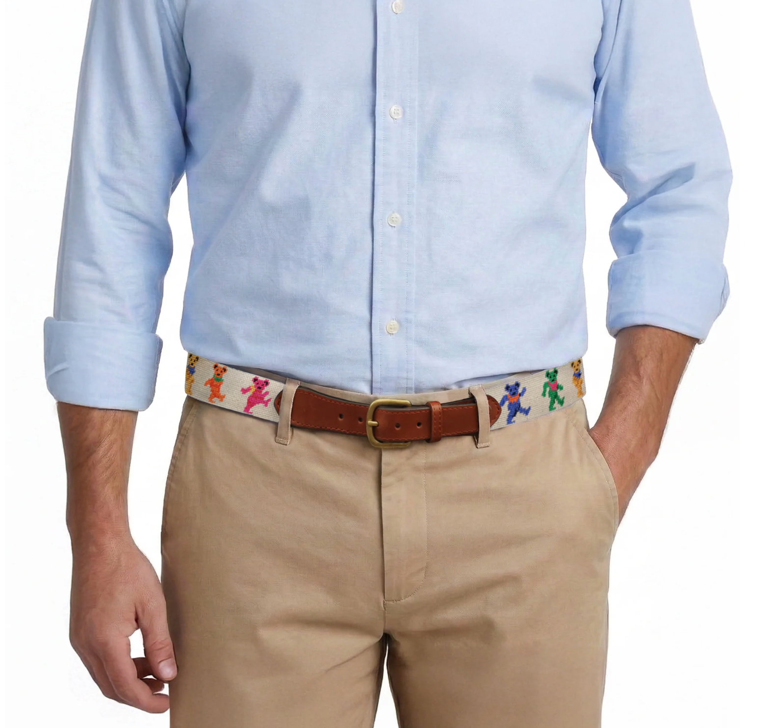 DANCING BEAR BELT OATMEAL