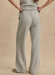 THE WIDE LEG PANT BLUE CLAY
