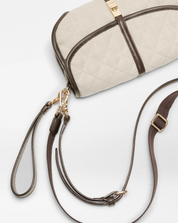 SMALL ASTOR CLUTCH SANDY LINEN