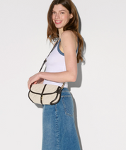SMALL ASTOR CLUTCH SANDY LINEN