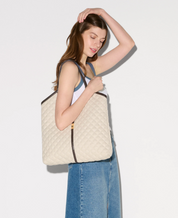 LARGE ASTOR TOTE SANDY LINEN