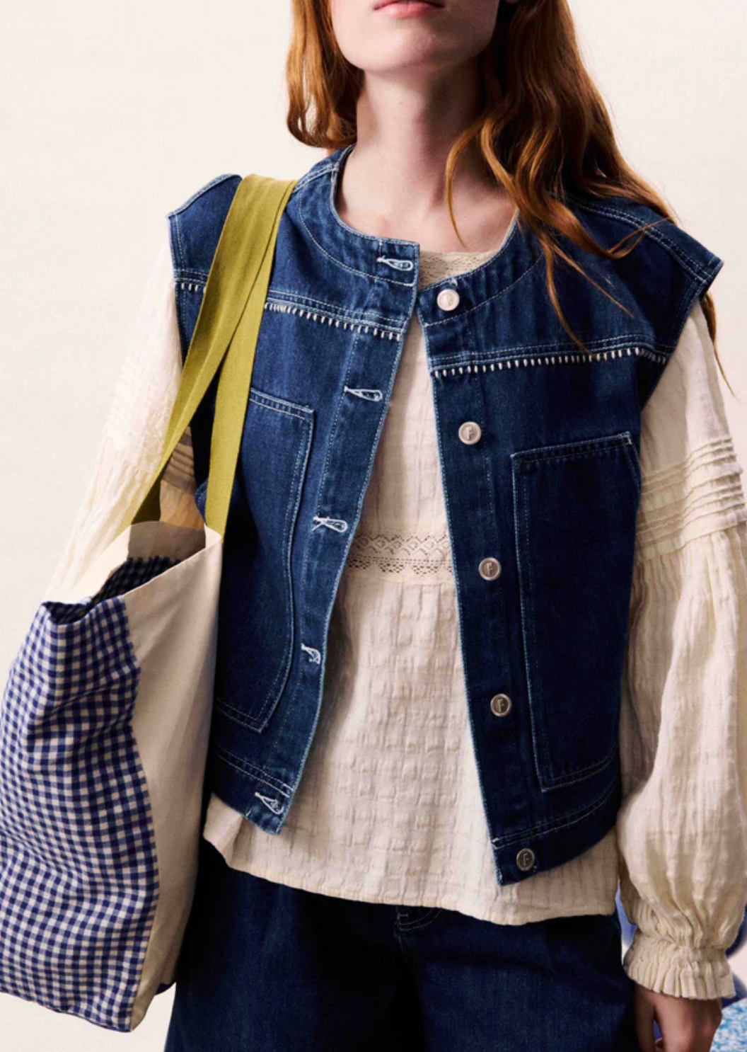 VICTORY VEST DENIM