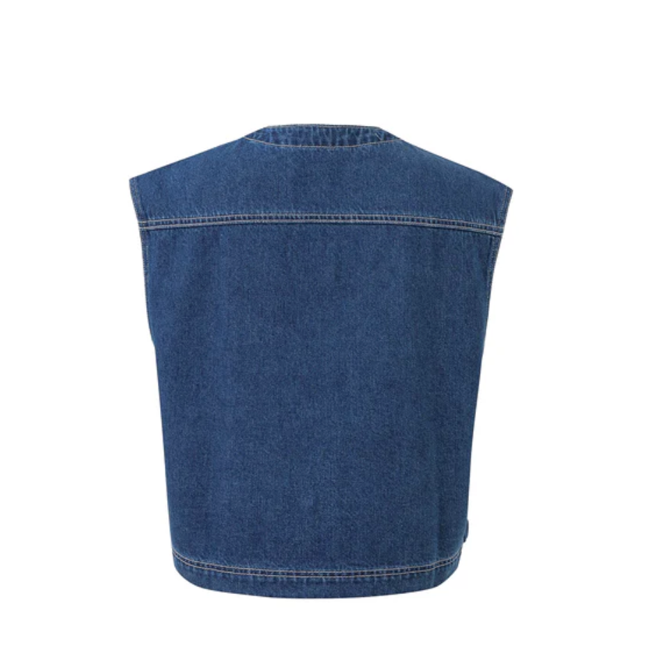 VICTORY VEST DENIM